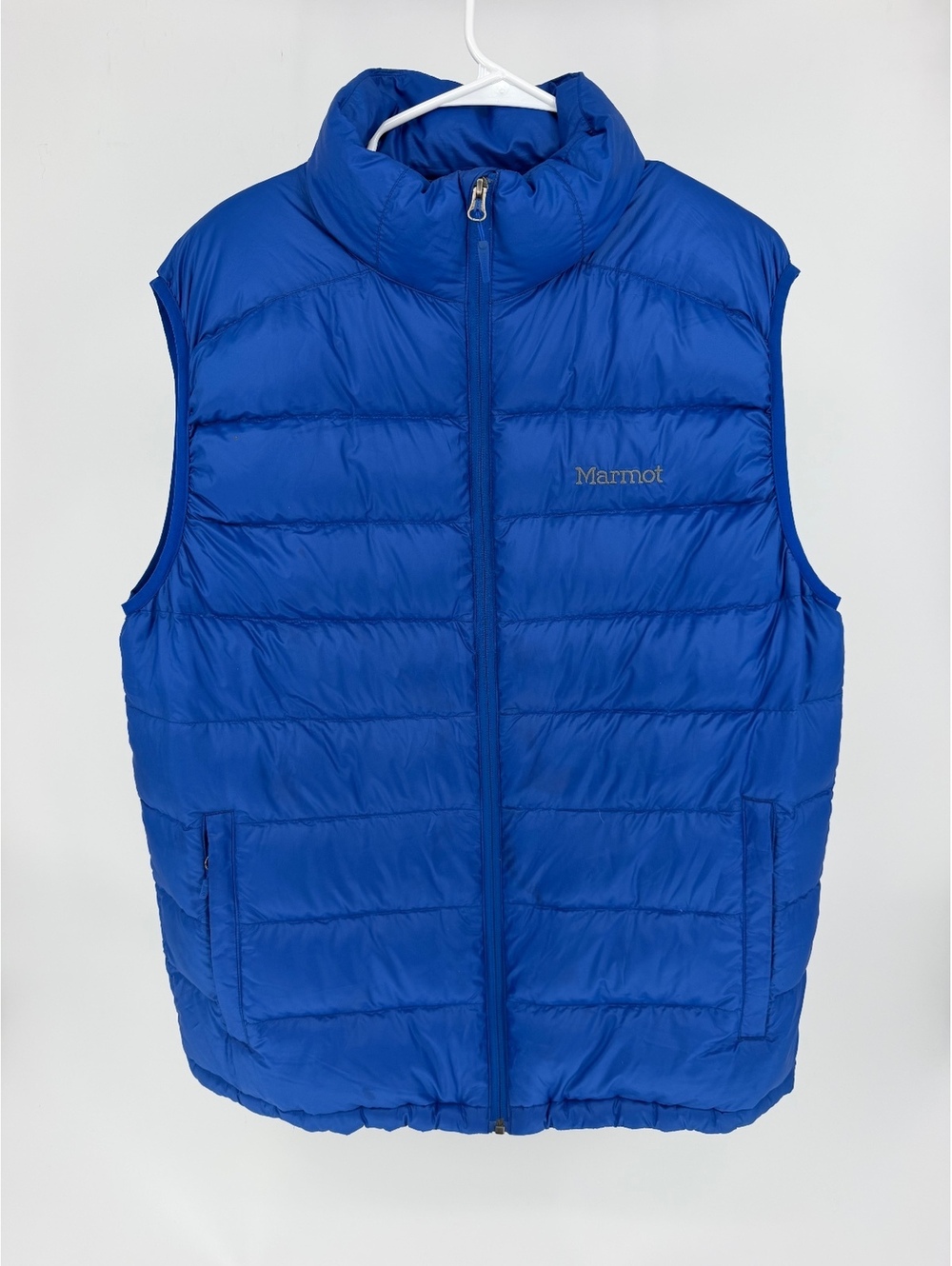 Marmot Men's Blue Down Puffer Vest XL